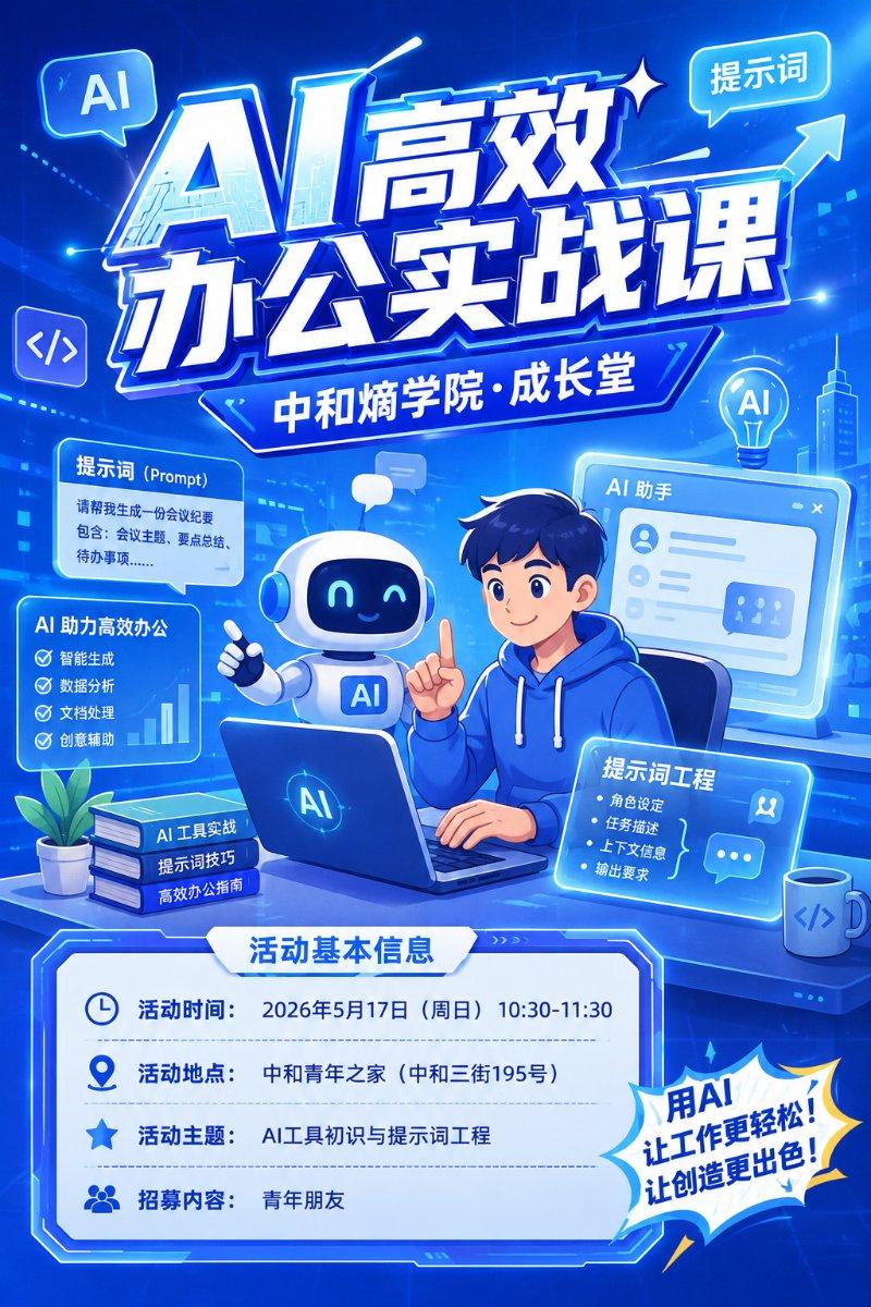 中和青年之家——AI高效办公实战课