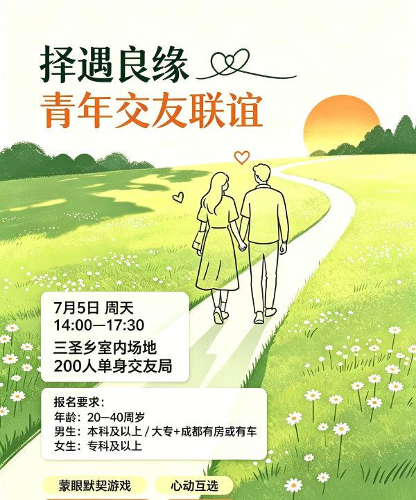 择遇良缘 · 青年交友联谊