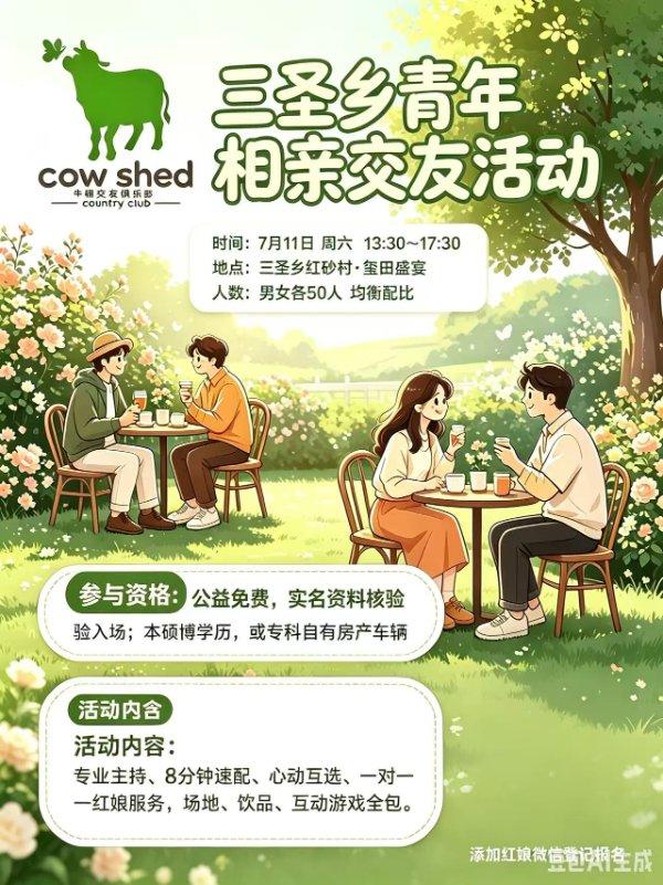三圣乡青年相亲交友活动
