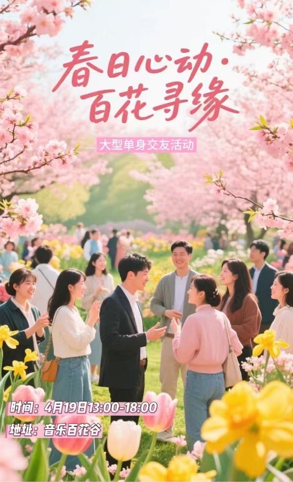 （仅限女生报名）春日心动❤️百花寻缘