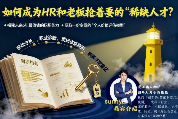 15年经验资深猎头带你揭秘：如何成为HR和老板抢着要的“稀缺人才”？