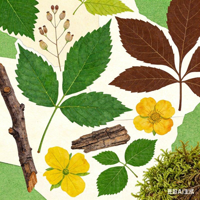 “春野拾趣·自然拼贴”青年自然艺术创作