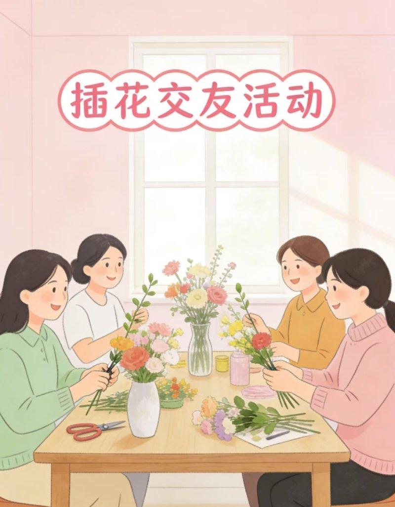 青年社交---插花交友活动