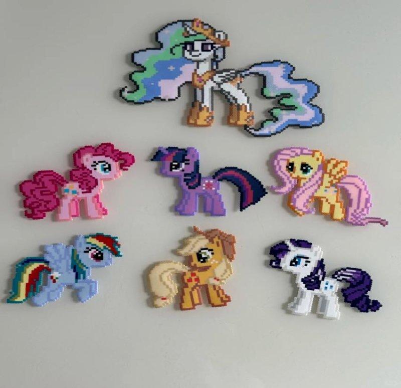 二次元角色拼豆DIY