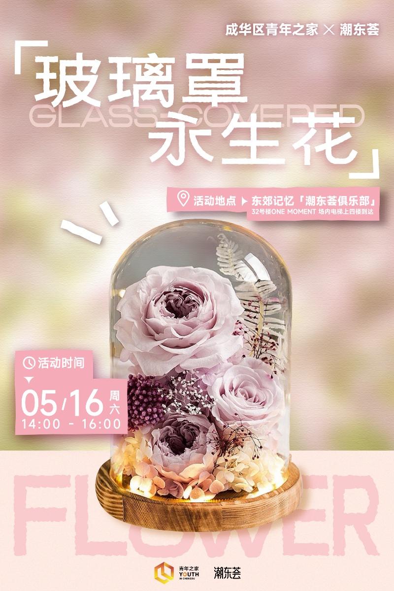 玻璃罩永生花