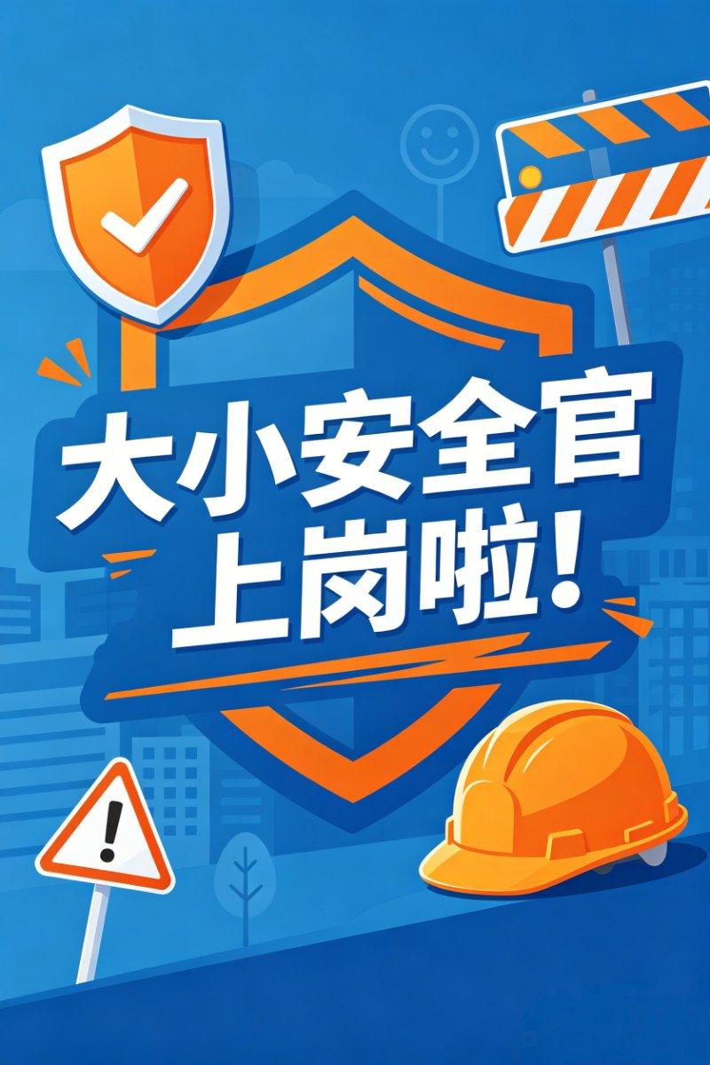 “大小安全官上岗啦！”儿童节职工家庭安全体验活动