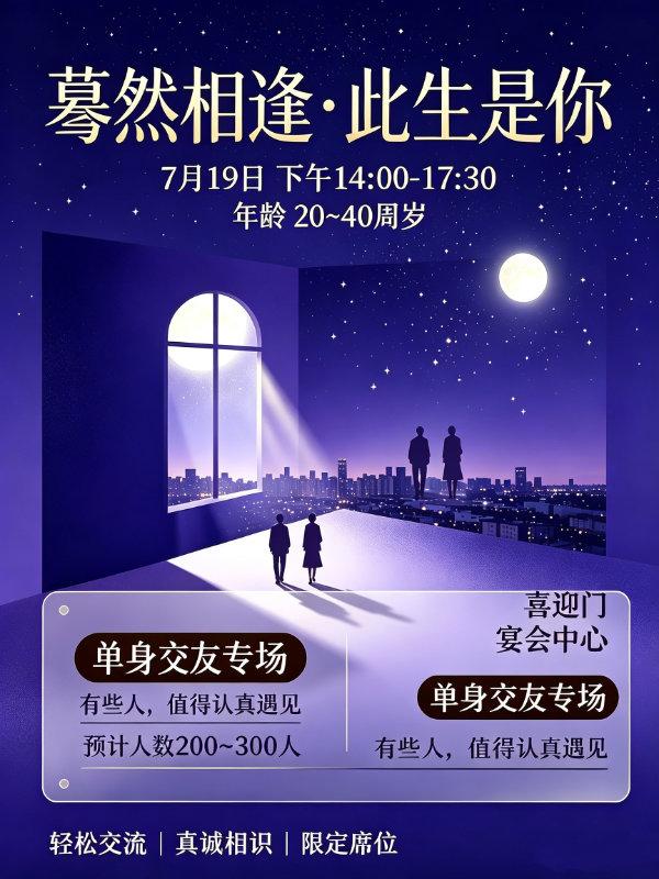 蓦然相逢·此生是你 优质单身交友专场