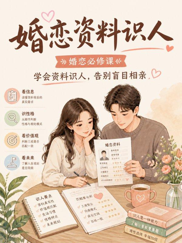 婚恋必修课 · 婚恋资料识人