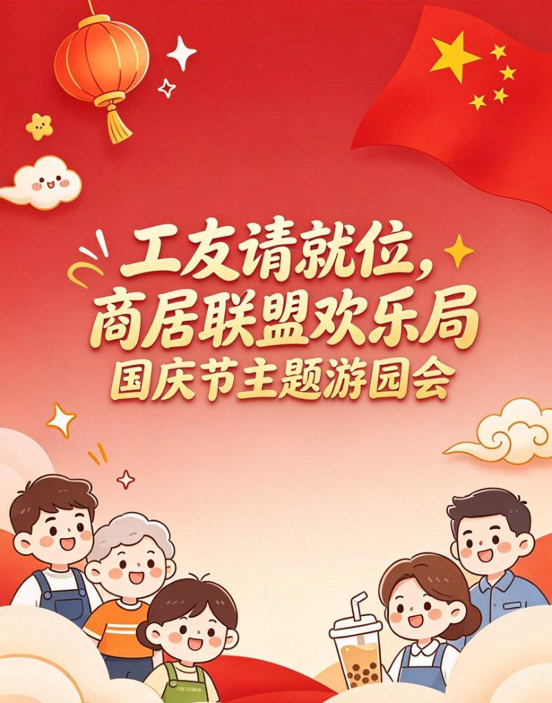 “工友请就位，商居联盟欢乐局”国庆节主题游园会