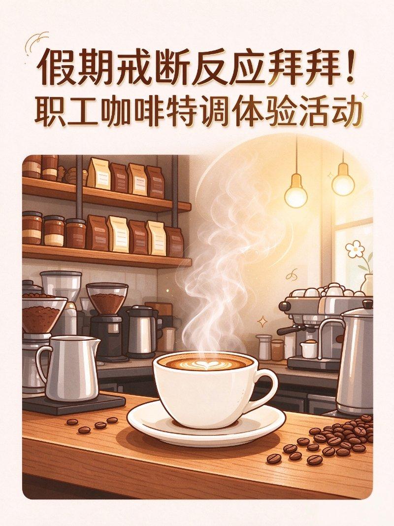 “假期戒断反应拜拜！”职工咖啡特调体验活动